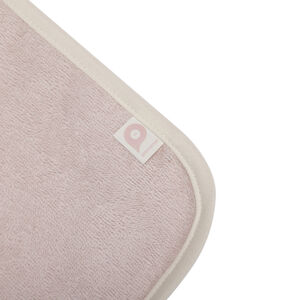 Set de baño con capa y toalla Little Deer crudo/rosa 