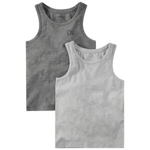 Pack de 2 bodies tipo tirantes con logo estampado 