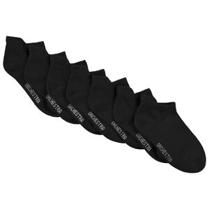 Pack de 7 pares de calcetines cortos lisos. 