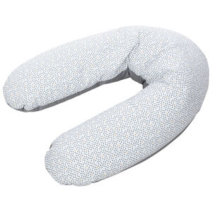 Cojín de lactancia con funda estampado nubes 160 cm 