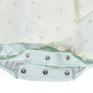 Combinaison corta vestido efecto 2 en 1 fantasía para bebé niña 