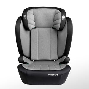Silla de coche i-Size Isofix 100-150 cm negro/gris 