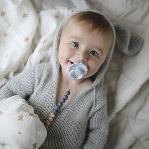 Pack 2 chupetes block silicona daisy honey gold/glacier b 0+ 