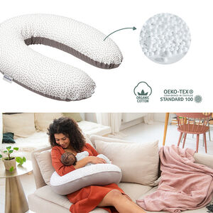 Cojín de maternidad Doomoo Buddy - Risotto Taupe 