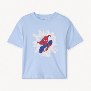 Camiseta de manga corta de Spider-Man Marvel para niño 