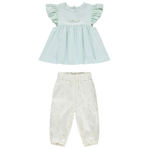 Conjunto de pantalón + blusa de fantasía para niña bebé 