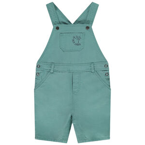 Mono corto de algodón armuré con estampado de palmera para bebé niño 