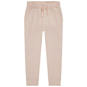 Pantalón jogging de felpa liso para niña 