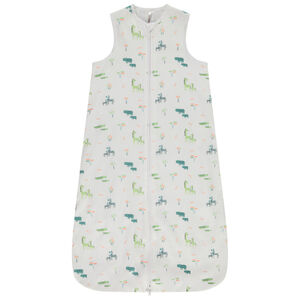 Saquito de dormir en seersucker TOG 0.5 estampado savana para bebé niño 