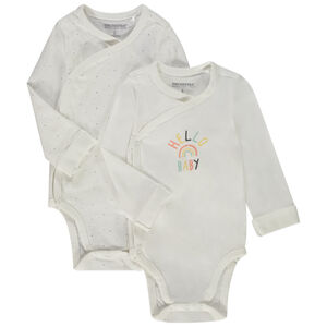 Pack de 2 bodies manga larga fantasía para bebé 