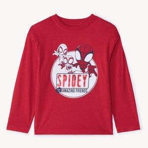 Camiseta de manga larga con lentejuelas mágicas de Spidey Marvel para niño 