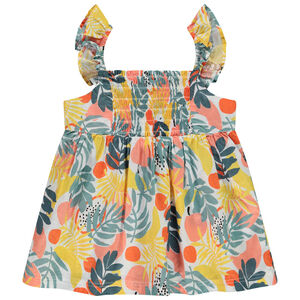 Túnica sin mangas estampado fantasía para niña 