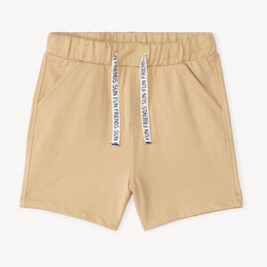 Bermudas de felpa lisa para bebé niño 