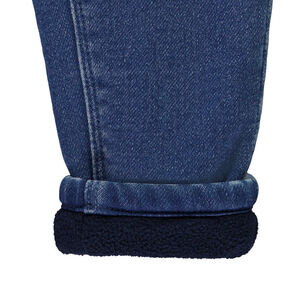 Jean con forro micropolar y bolsillo lúdico para bebé niño 