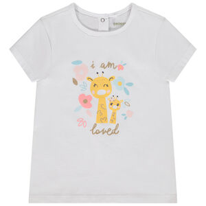 Camiseta manga corta print fantasía para bebé niña 
