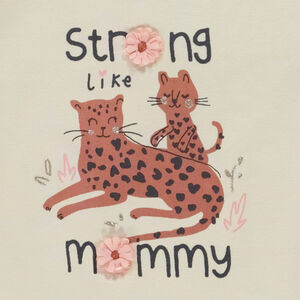 Camiseta de manga larga con estampado de animales para bebé niña 