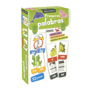 Juego educativo Primeras palabras 53 pzas +3años 