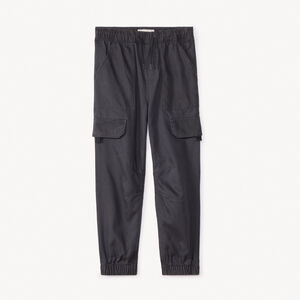 Pantalón jogger de sarga lisa para niño 
