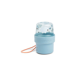 Lunchbox doble pequeña para merienda Tiny farm azul 