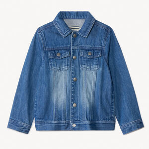 Chaqueta vaquera efecto lavado para niño 