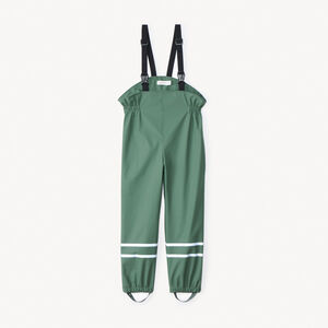 Pantalón de lluvia de goma con bandas iridiscentes para niño 