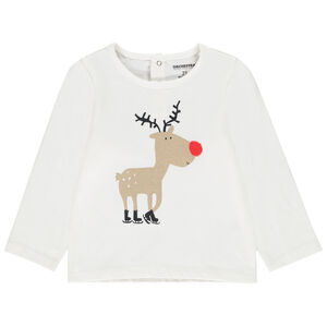 Camiseta manga larga estampado reno 