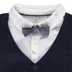 Conjunto de 3 piezas con pajarita para bebé niño 