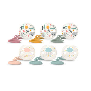 Sujetachupetes broche con pinza Prints (modelo aleatorio) 