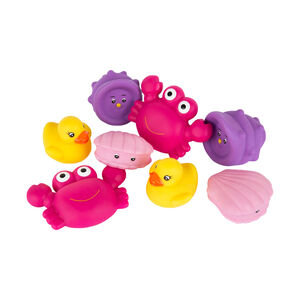Jouet de bain - Animaux de la mer rose 