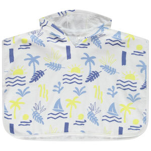 Capa de baño de rizo estampado arty para bebé niño 