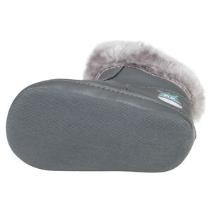 Botas de aspecto cuero y de pelo sintético 