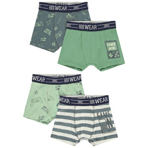 Pack de 4 boxers con estampados de videojuegos para niño 