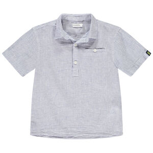 Camiseta de manga corta en tela lisa para niño 