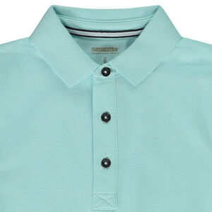 Polo liso de manga corta para niño 