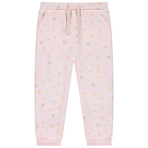 Chándal de felpa con estampado brillante para niña bebé 