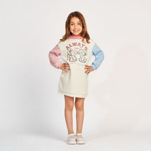Vestido con capucha de felpa Stitch Disney para niña 