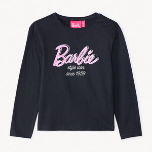 Camiseta de manga larga Barbie para niña 