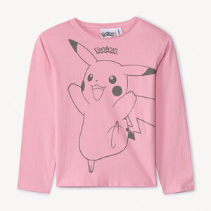 Camiseta de manga larga Pikachu Pokémon para niña 