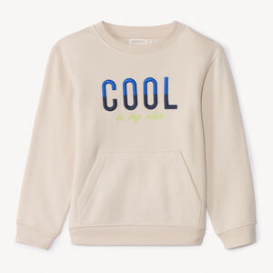 Sudadera de felpa con bordado para niño 