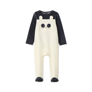 Pelele de terciopelo fantasía para bebé niño 