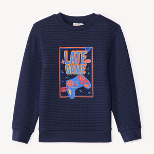 Sudadera de felpa texturizada fantasía para niño 