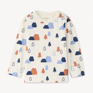 Camiseta de manga larga con estampado fantasía para bebé niño 