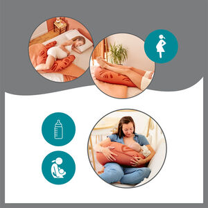 Cojín de maternidad B.Love - Earth terracotta 