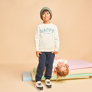 Sudadera de felpa estampada para niño 