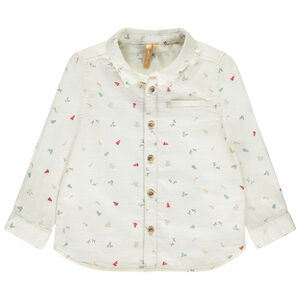 Camisa de manga larga estampada de Navidad para bebé niño 