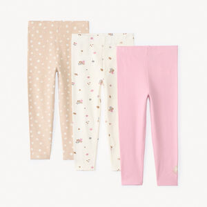 Lote de 3 calzoncillos largos de fantasía para bebé niña 