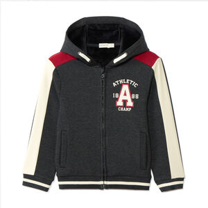 Chaleco con capucha y estampado de número deportivo para niño 