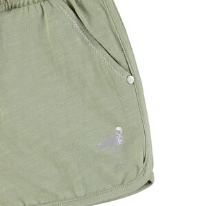 Short de punto con estampado de flamenco para niña 