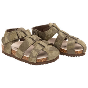 Sandalias velcro estampado camuflaje para bebé niño 