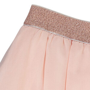 Falda skater de crepé con estrellas brillantes para niña 